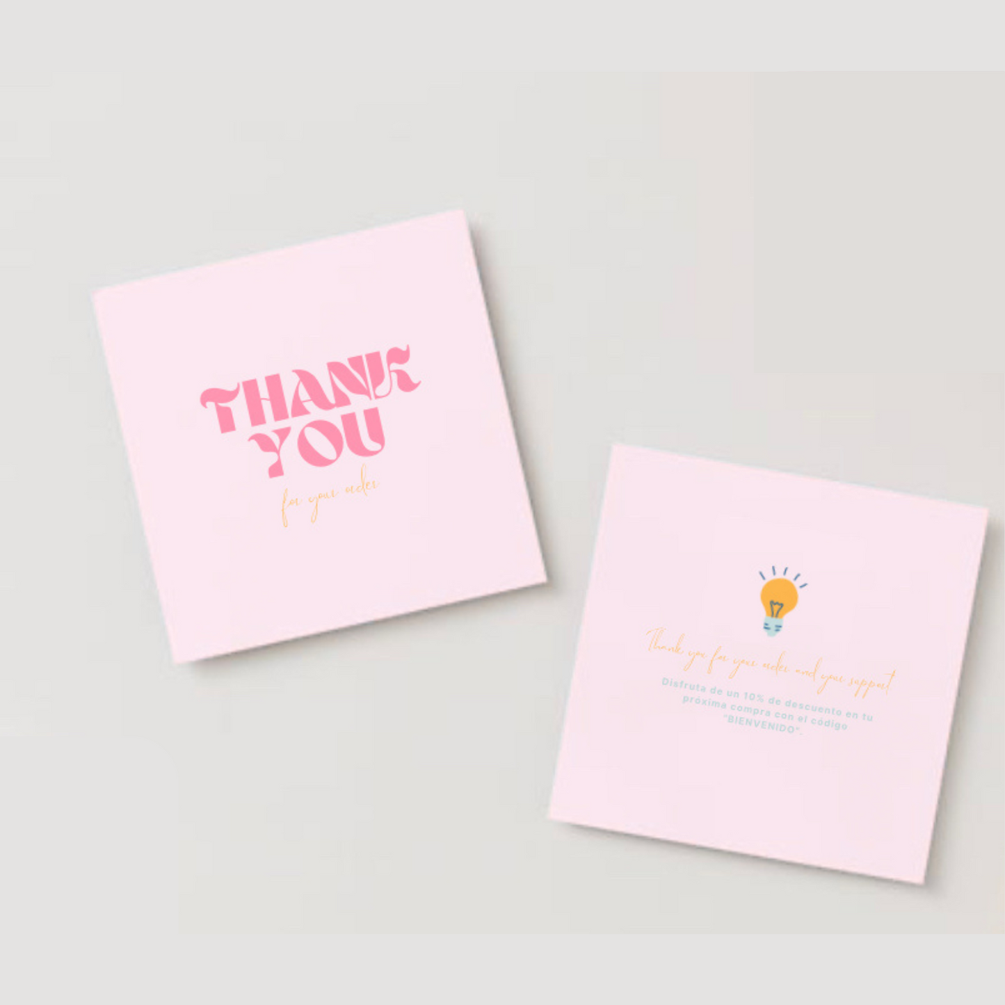 Trajeta de agradecimiento